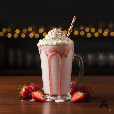 STRAWBERRY MILKSHAKE