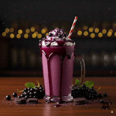 BLACKCURRENT MILKSHAKE