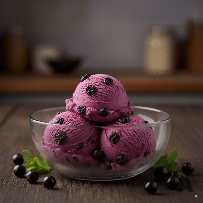 BLACKCURRENT ICE CREAM