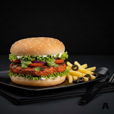 TANDOORI CRISPY BURGER