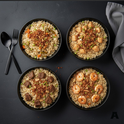 CHILLI GARLIC FRIED RICE